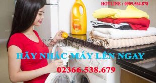 Cách cho nước xả vào máy giặt lg